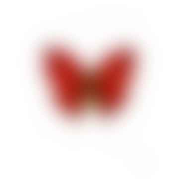 A4 macro-photographie Affiche rouge papillon