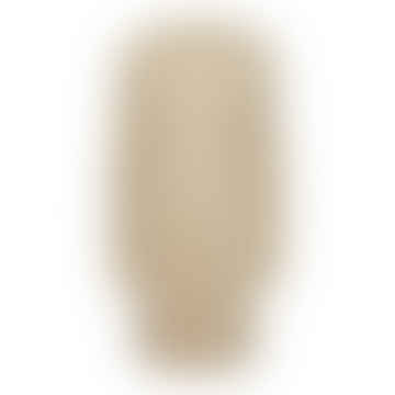 Pcellen Strickkleid mit O-Ausschnitt - Weißer Pfeffer