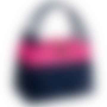 Beau & Elliot - Colour Block Handbag Pink/navy