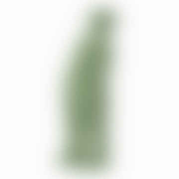 La escultura cremic mediana visitante 38 verde Alfafa transparente