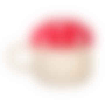 | Mushroom Mug With Lid | Red