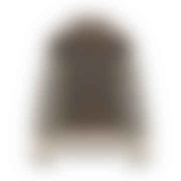 Brown Millicent Stripe Highneck Pullover