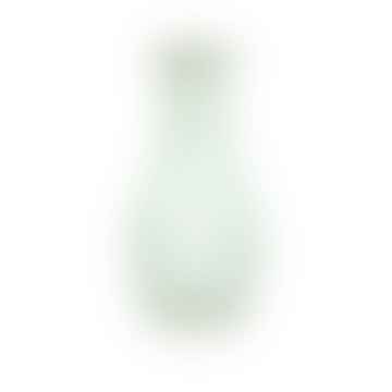 Vase de brote de vidrio reciclado deepa verde pálido