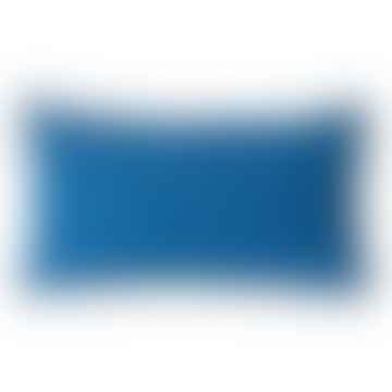 Coussin rétro bleu / marron - ciel nocturne (60x35)