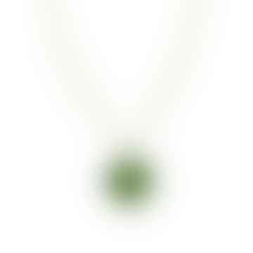 Star Necklace - Green Glitter