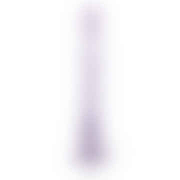 Glass Candleholder - Lilac - 31.5cm