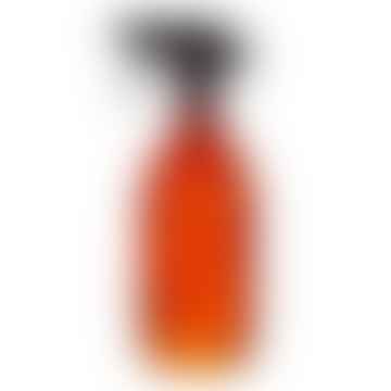 Botella recargable de vidrio ámbar con spray