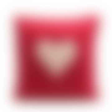 Love Heart Cushion - Red