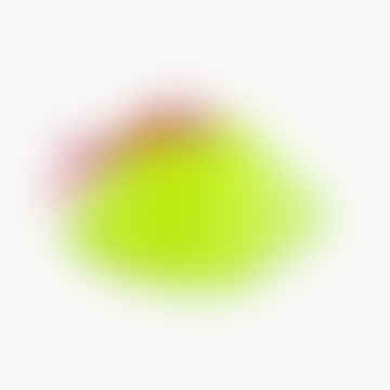 Gelber fluoreszierender Tüll -Pompomrock