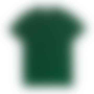 T-shirt Classic In Pima Uomo Verde Smeraldo