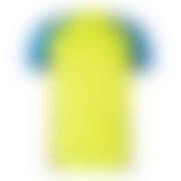 T-shirt Join Uomo Verde Lime/ Celeste