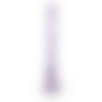 Taper Coloured Glass Candle holder - Lilac