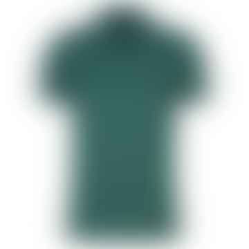 Barbour Tartan Pique Polo Shirt Green Gables