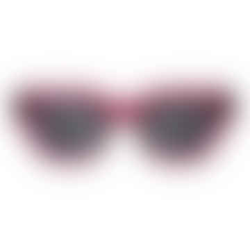 Kirschrot Transparent - Kaws Sonnenbrille