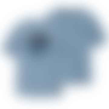 Capilene Cool Daily Graphic Herren T-Shirt Steam Blue