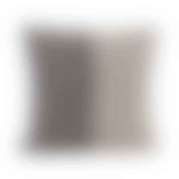 Dived Cushion | Black + Off White 50x50