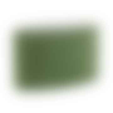Paralume ovale in velluto verde polveroso da 70 cm