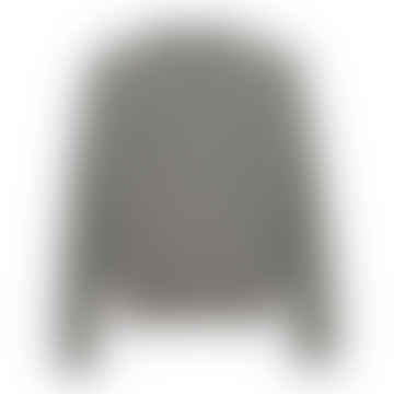 Spaccata per uomo Crewneck Box logo grigio