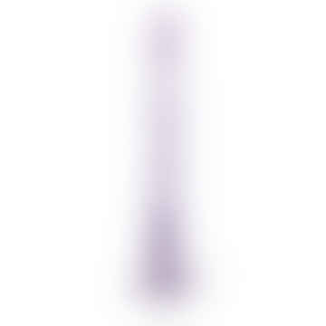 Candle Holder - Lilac Coloured Glass