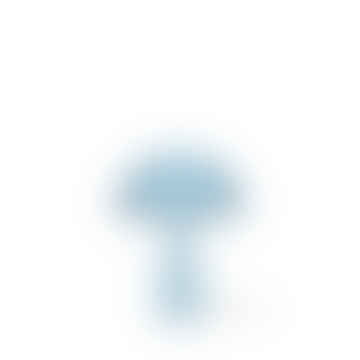 Lámpara de mesa de papilla mini en azul claro