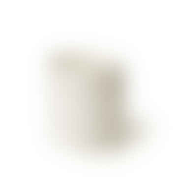 Set of 4 Matt & Gloss Glazed Beaker - White