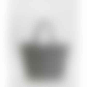 Cloud Sac - Black & White Pixel Gingham