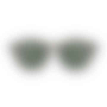 #D Sun Tortoise Green Lenses Sunglasses