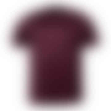 Burgundy Red Filo Di Scozia T Shirt