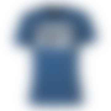 Barbour International Arter Graphic Print T-Shirt Insignia Blau