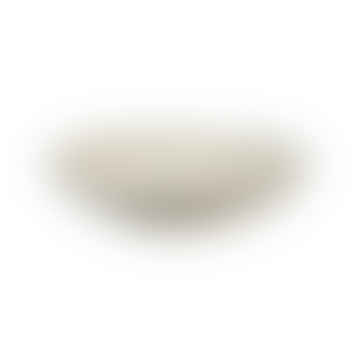 White/ Cream Glaze Terracotta 'aveiro' Pasta Plate