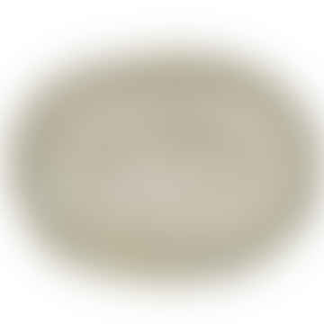 White/ Cream Glaze Terracotta 'belmonte' Large Serving Tray
