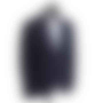- Dark Blue Textured Slim Fit Stretch Jersey Blazer 35212/2