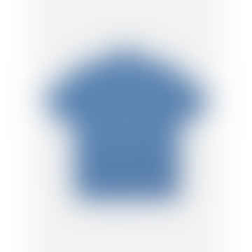 Chemise Road Shirt Dot Cotton Blue