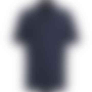 Frame Ss Polo Shirt Black Sapphire