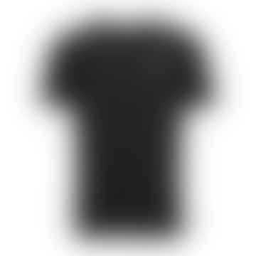 T-Shirt nahtloser Uomo schwarz/mod grau