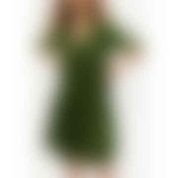 Green Hemp Fresia Dress