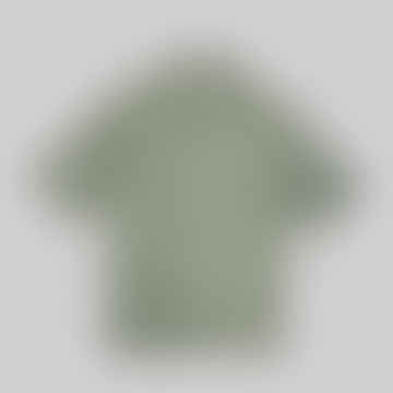 Linen Camp Collar Shirt - Dry Green
