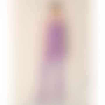 Aya Sequin Trousers - Purple