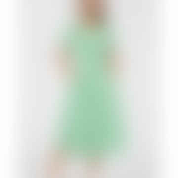 Ziemlich leeres Jonie -Kleid in grünen Gänseblümchen