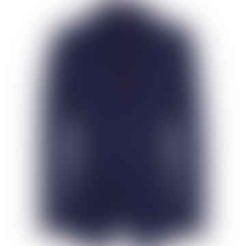 - Dark Blue Cotton Blend Jersey Blazer J0147-jj01974-306