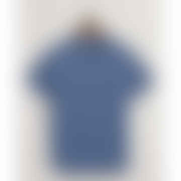 - Linen T-shirt In Salty Sea Blue