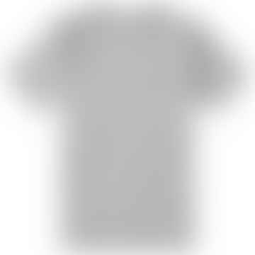 Patch logo della maglia tee grigio melange