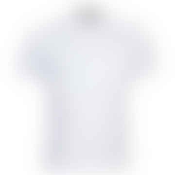 Camisa de lino de manga corta de Nelson - blanco