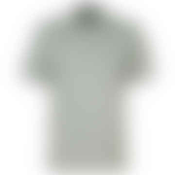Nelson Short Sleeve Linen Shirt - Bleached Olive