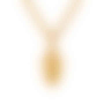 Vergoldete Eichel-Halskette