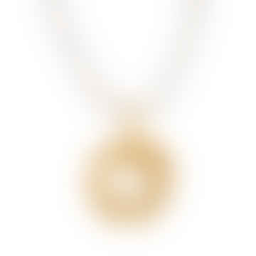 Collar De Perlas Con Serpiente - Oro