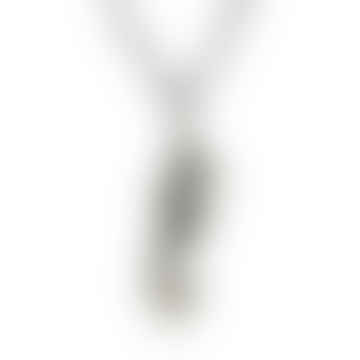 Silberne Seepferdchen-Halskette