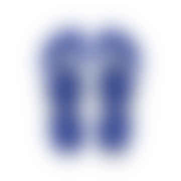 Les tongs du logo du Brasil bleu marin