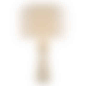 Lampe de table Novak travertin avec abat-jour