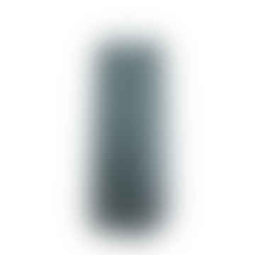 Vase de tige de verre texturé - gris foncé